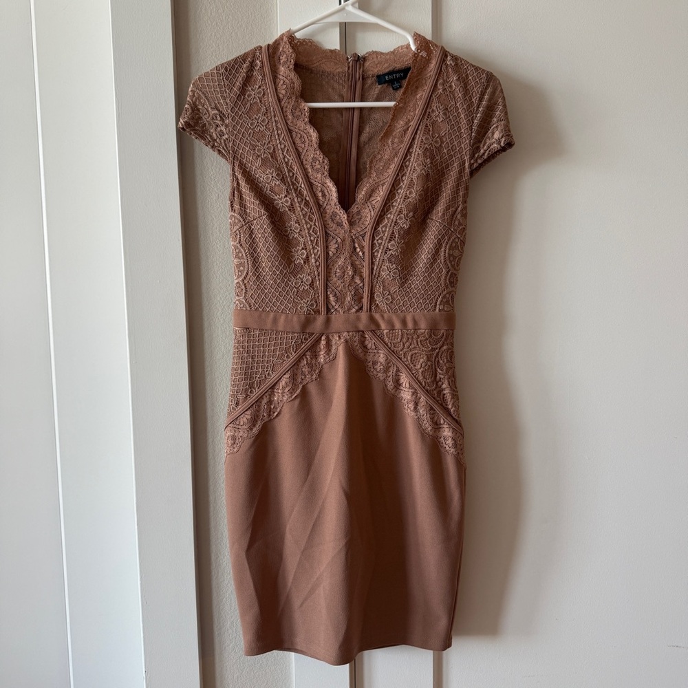Lace Trim Dress